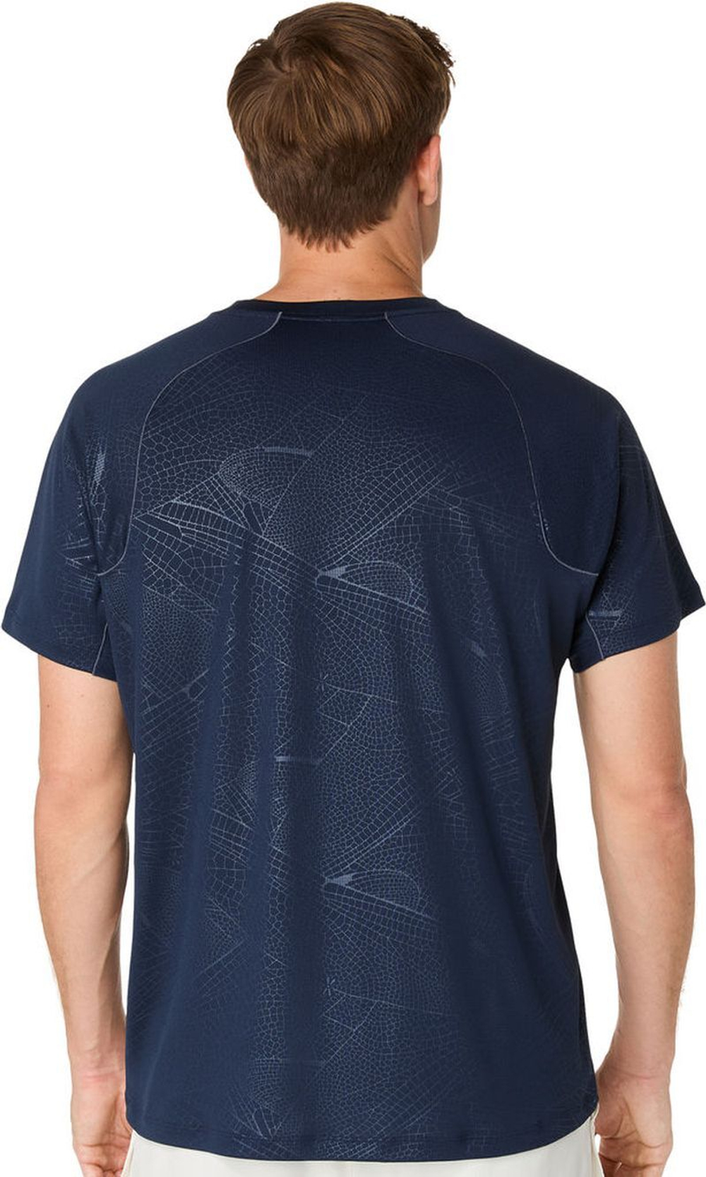 Мужская теннисная футболка Asics Game All Over Print Short Sleeve - midnight