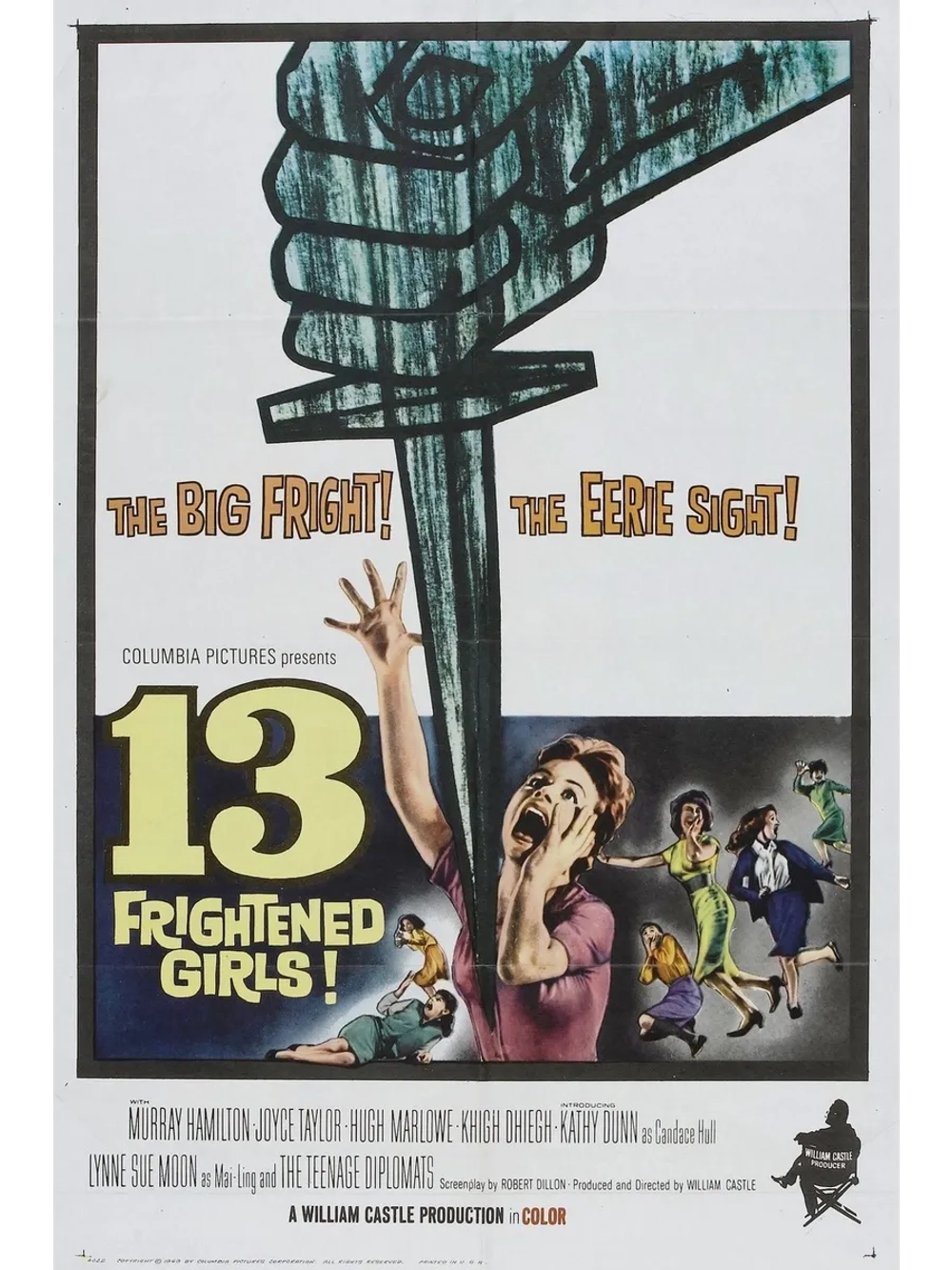 13 испуганных девушек ( 1963 ) (DVD-R)