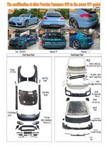 Обвес переделка в стиле 971.2 Turbo рестайлинг для PORSCHE PANAMERA 970 2009–2016