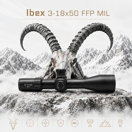 Оптический прицел Tri-dent Arms Ibex 3-18х50ffp