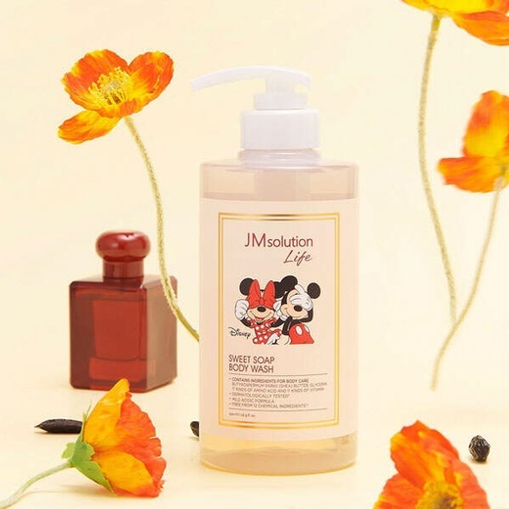 JMSolution Life Disney Collection Sweet Soap Body Wash гель для душа с ароматом мускуса и мака