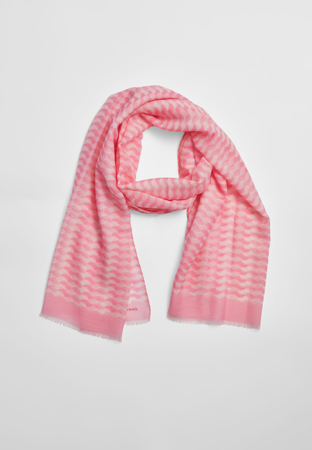 Шерстяной палантин ARGYMAQ PINK 68х180