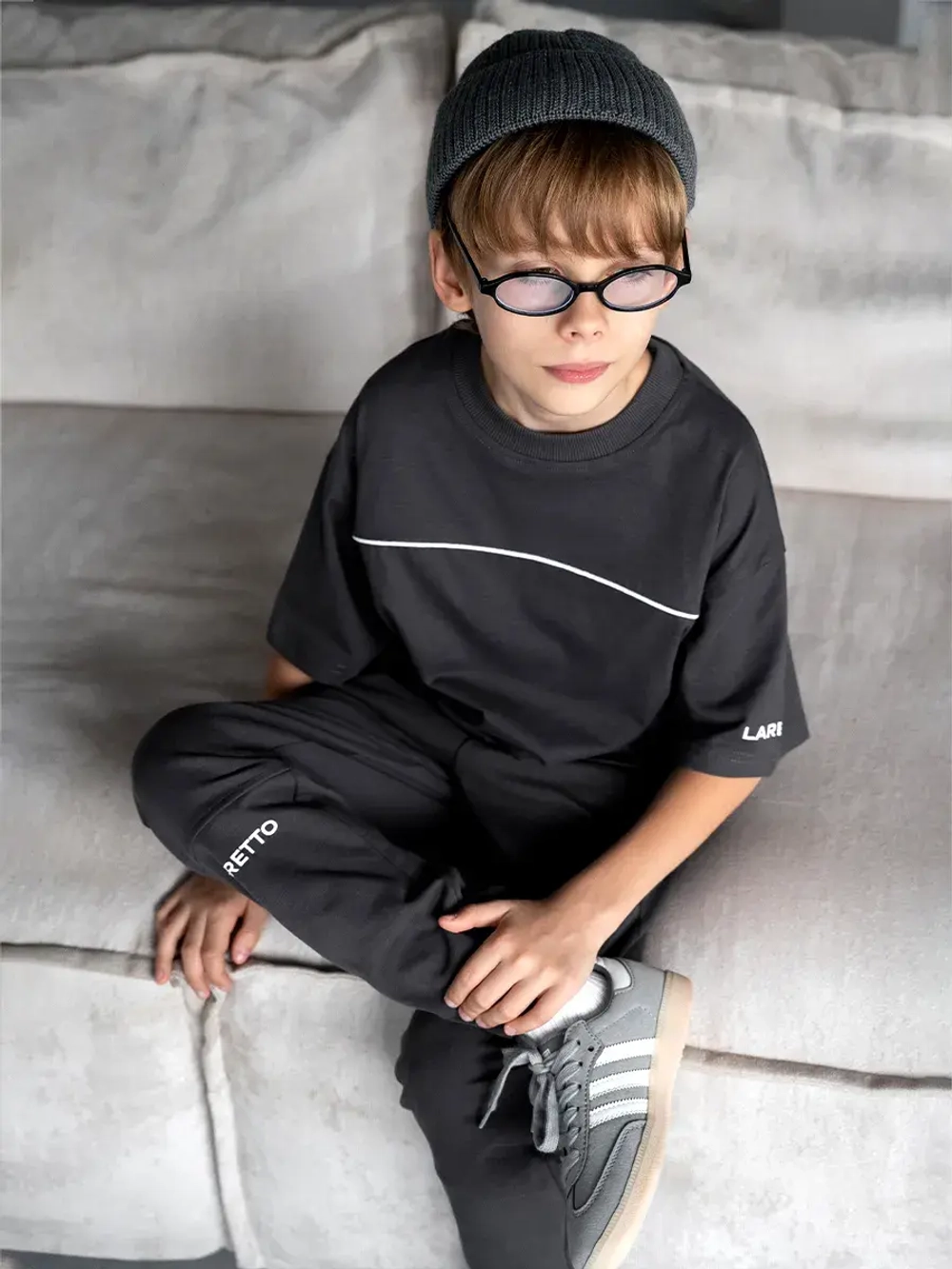 Спортивный костюм для мальчика, футболка и брюки