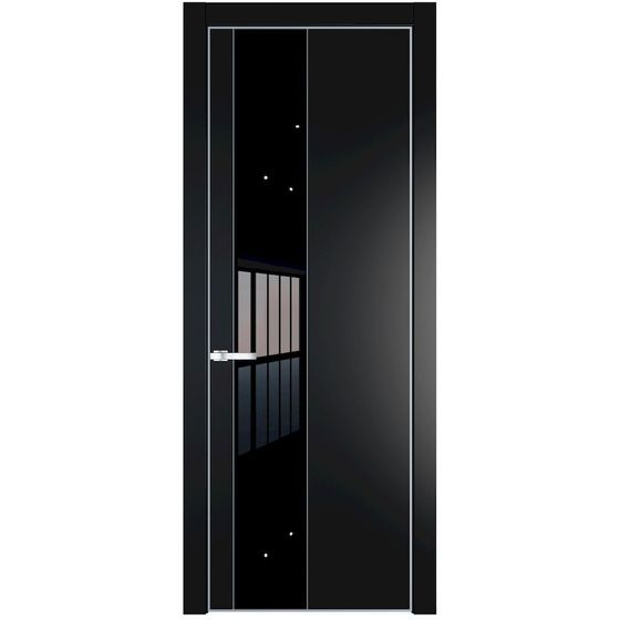 Profil Doors 19PA блэк профиль серебро стекло чёрный лак