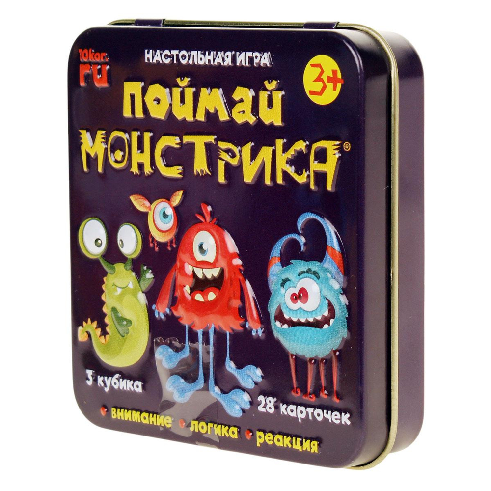 Настольная игра "Поймай монстрика" (Т-Ц)