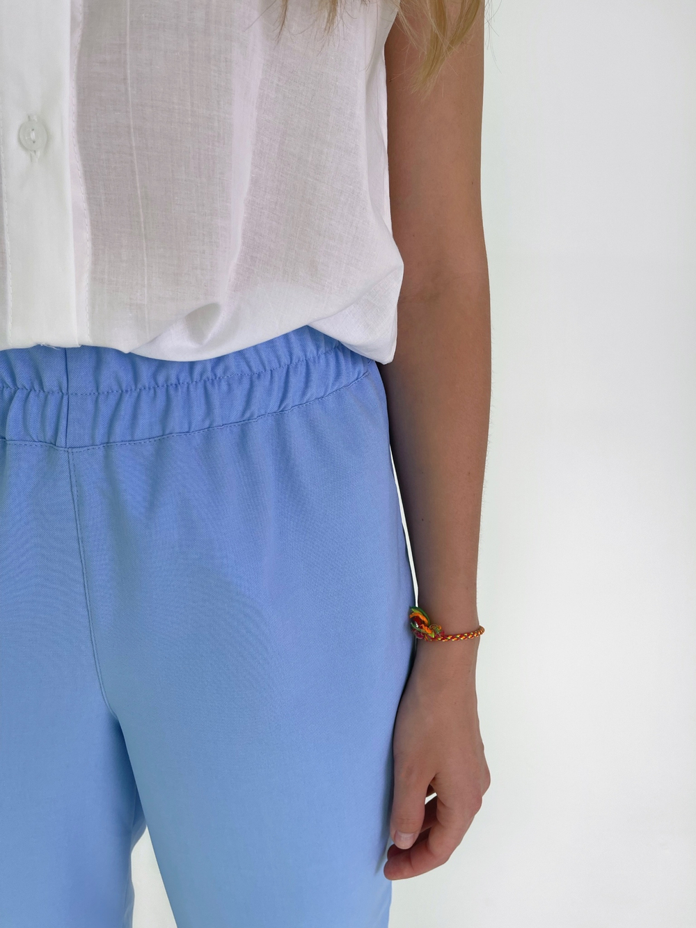 Блуза из батиста белая 5