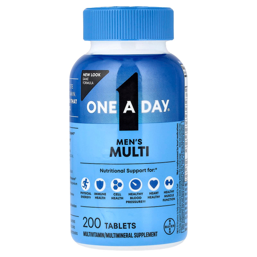One-A-Day, Men's Multi, мультивитамины для мужчин, 200 таблеток