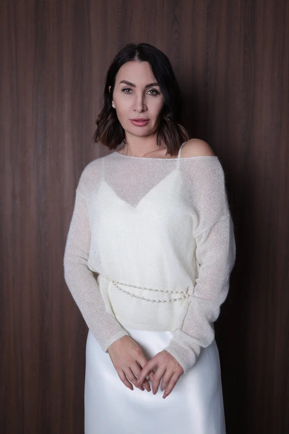 Паутинка «Нежное прикосновение» в сером