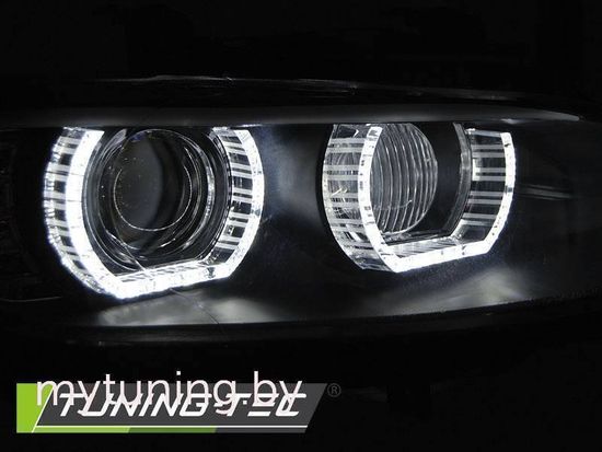Передние фары ANGEL EYES LED BLACK AFS HID для BMW 3 E92 E93