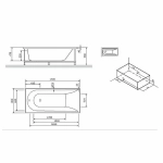 Ванна акриловая AM.PM Spirit W72A-180-080W-A2 180x80