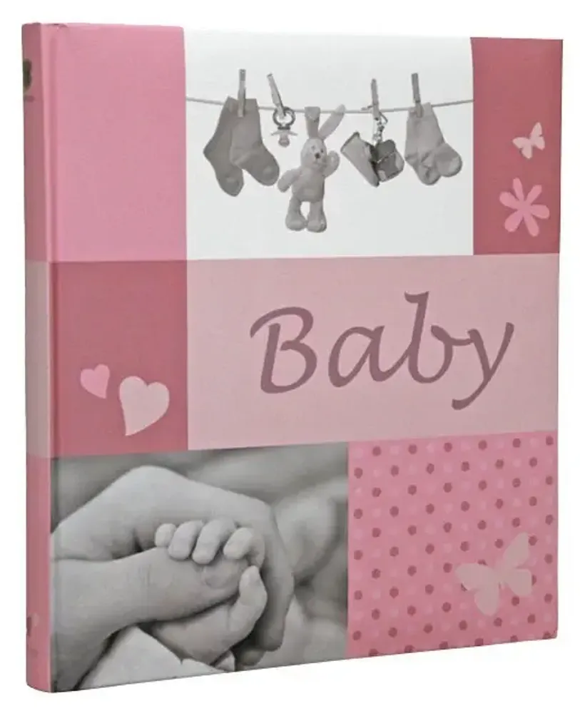 Фотоальбом Henzo Jessy Baby 28.5x30 на 60 стр., классический, картон, розовый (20.161.12)