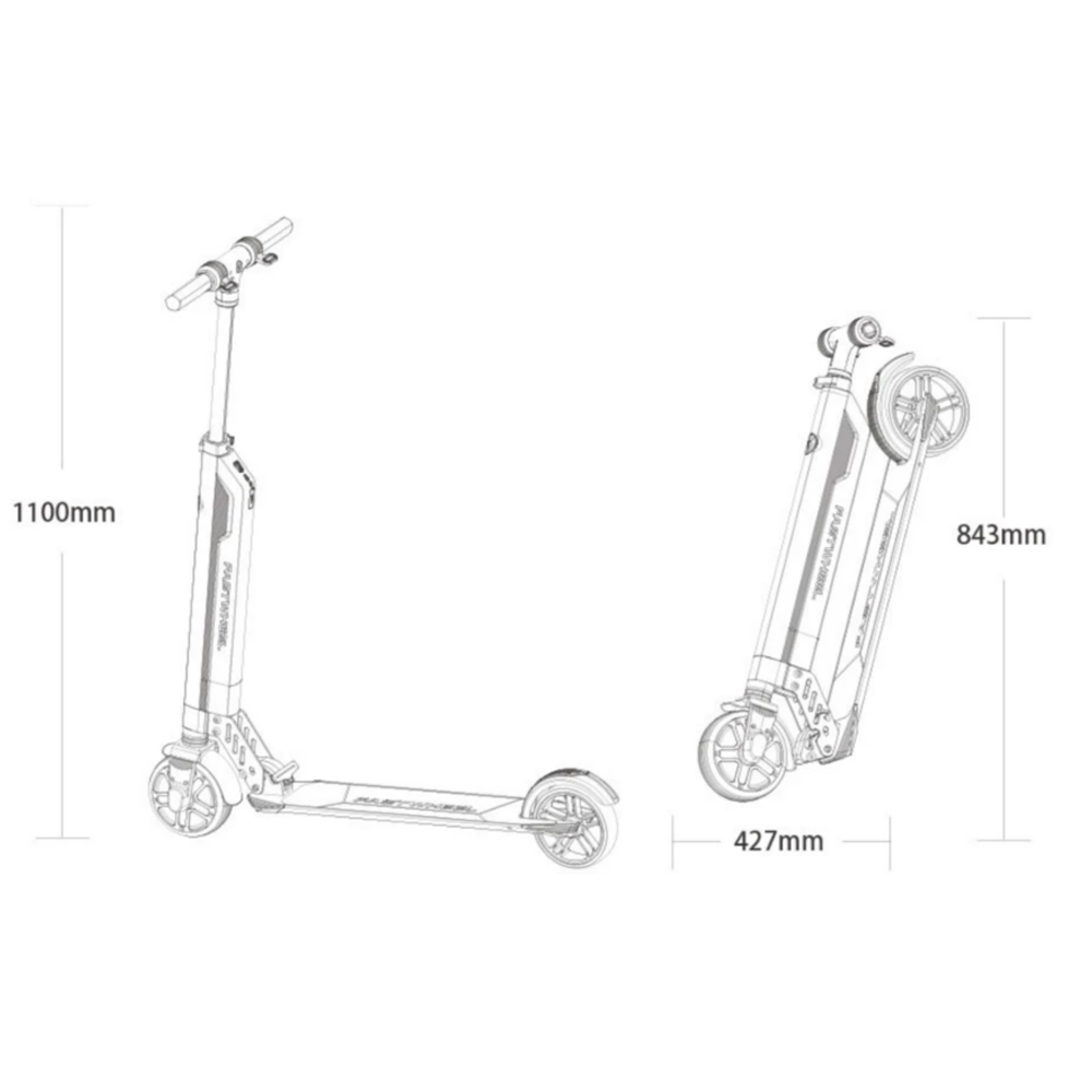 Электросамокат Fastwheel F0 складной