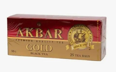 "            Акбар 25пак*15 с/я черн.лист Голд  ООО""Яковлевская ЧФ"" "