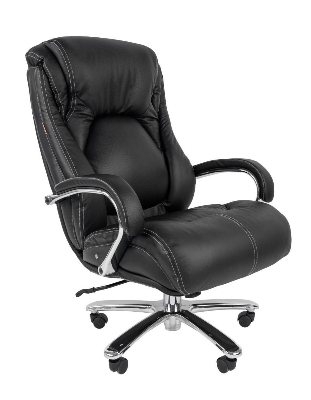 Офисное кресло CHAIRMAN 402, натуральная кожа/экокожа