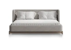 Кровать Basic спальное место 160*200 см (бежевый, рогожка)