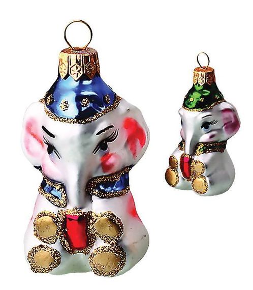 Ёлочное украшение &quot;Слоник&quot; h-9 см., в подарочной упаковке, Батик (ФУ-91)