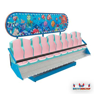 Летающая скамейка «Облачные приключения», 10 мест, 9×4×3,5 м