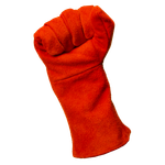 Краги спилковые START Trend (красные)