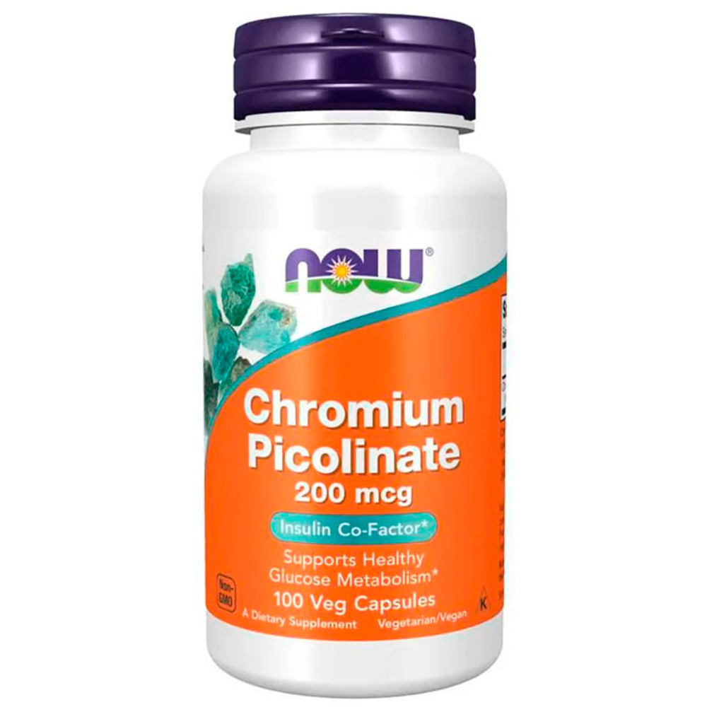 NOW Chromium Picolinate 200 мкг. (100 капс.) [M]