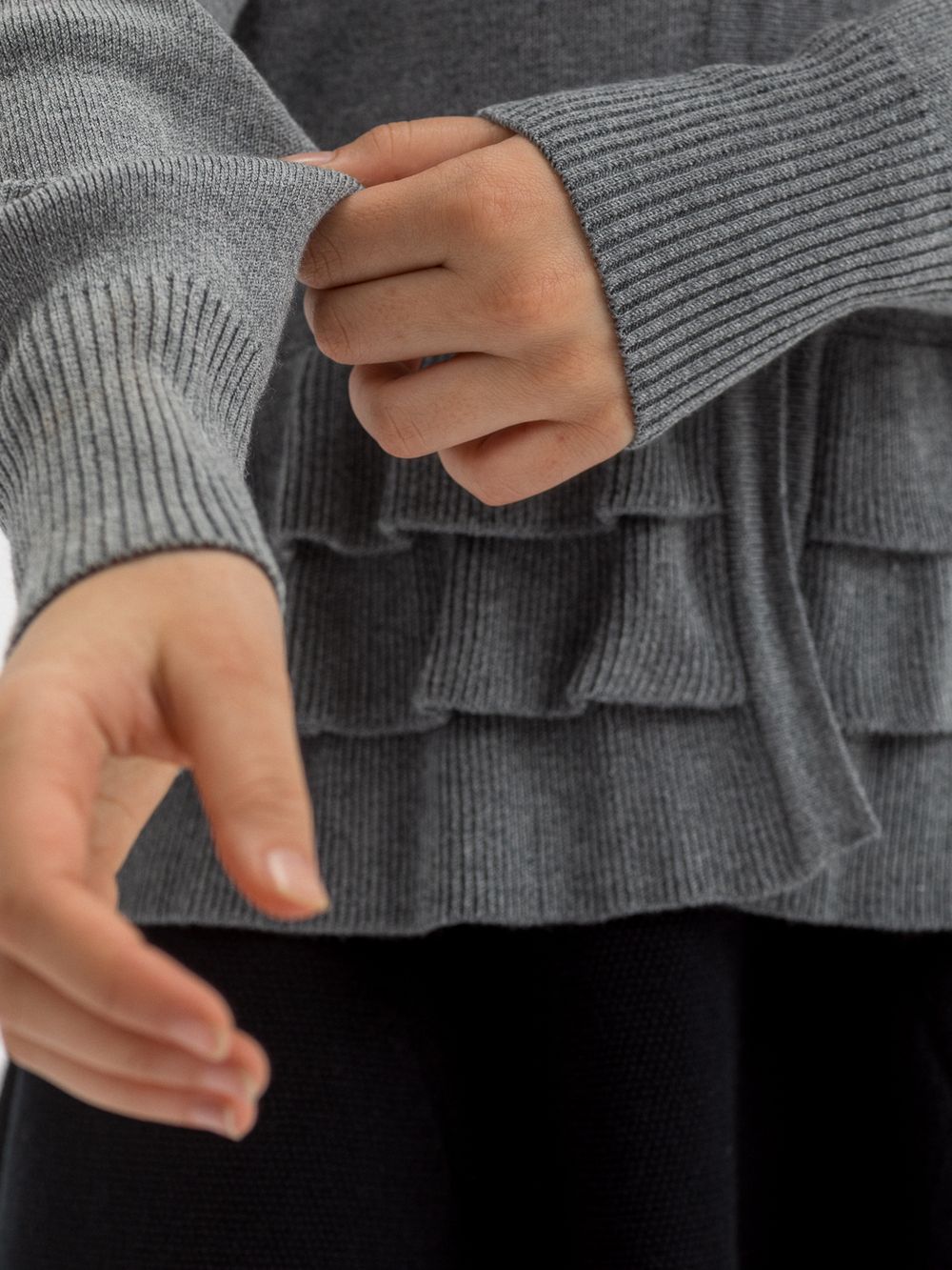 Кардиган серый для девочки арт. АТ509 (серый / 158)