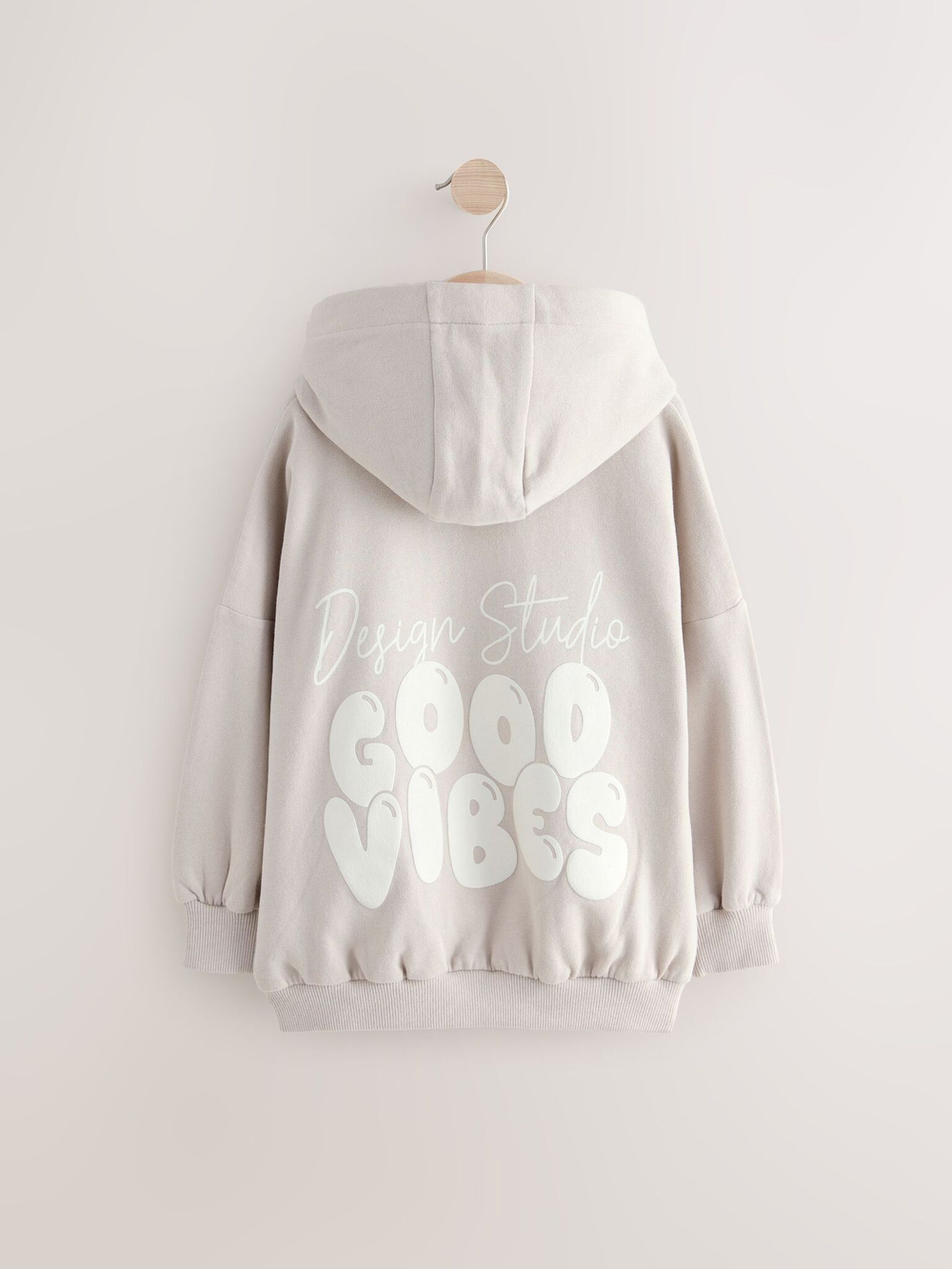 Толстовка с капюшоном для девочки Next E61-670, Серый