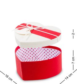 Packing Symphony WF-47/1-B Коробка «Сердце» цв.красн./бел.