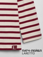 Костюм для девочки в полоску с леггинсами