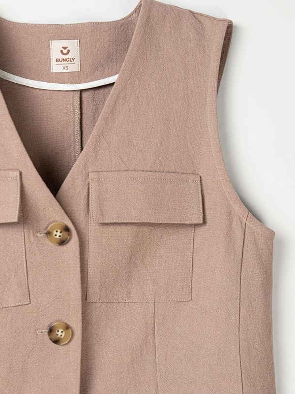 Костюм из льна и хлопка 