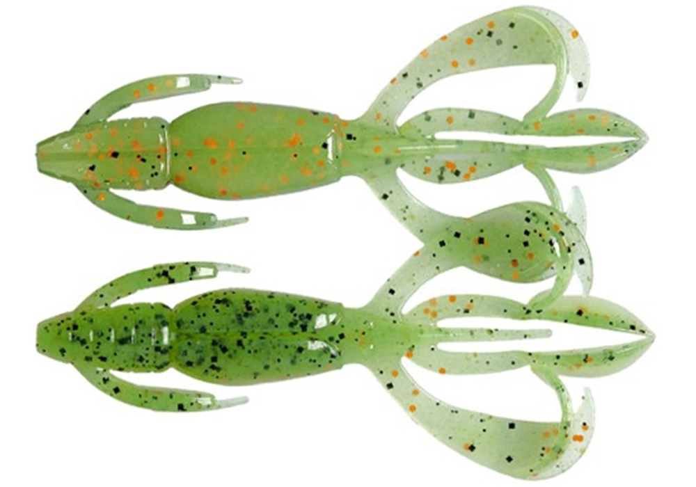 Приманка силиконовая Keitech Crazy Flapper 2.8" #403T Green Weenie Blue