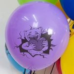 Шар (12''/30 см) Зубастики, Ассорти, пастель, 2 ст, 25 шт.