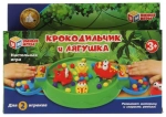 Настольная игра Крокодильчик и лягушка В1819634-R в/к "Умные игры"