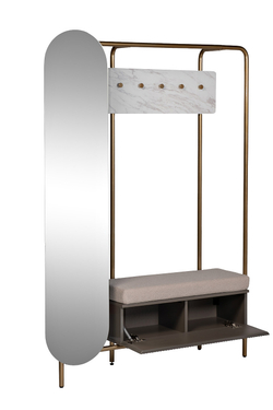 Тумба с зеркалом Garda Decor 40AD-00129