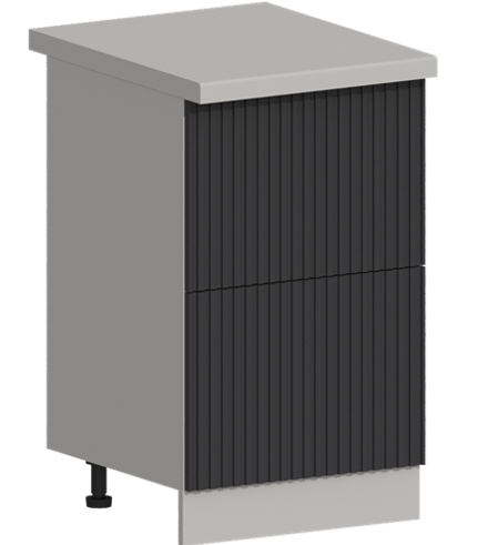 Кухня Модуль ШН2Я 500 Графит / Лайт Грей