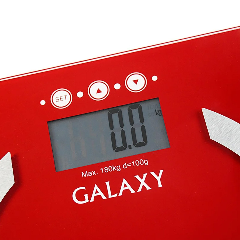Весы напольные Galaxy GL-4851, красный