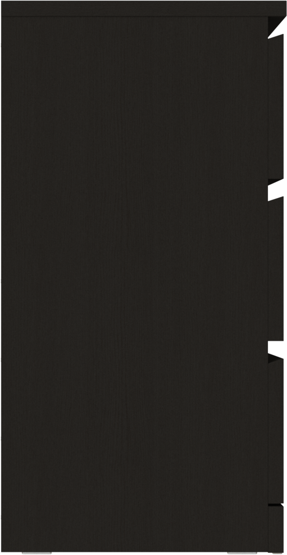 Тумба VÅRMA 6 ящиков 160х78х40 (шпон ясень чёрный)