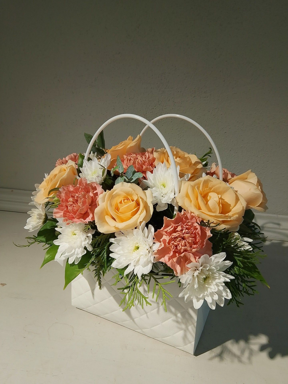 Яркая композиция с орхидеей Дендробиум (КС0002)