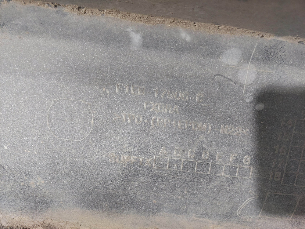 Бампер задний седан Ford Focus 3 14-18 Б/У Оригинал F1EB17906C