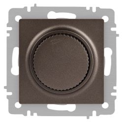 Светорегулятор Intro Accent 6-401-08 поворотный, 600Вт 230В, IP20, СУ, бронза | Intro