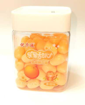 Жевательная конфета обезьянка коробочка апельсин 80гр