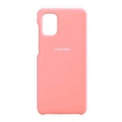 Силиконовый чехол Silicone Cover для Samsung Galaxy M51 (Нежно-розовый)