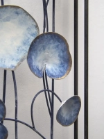 Панно металлическое "Цветы" 71х30 см