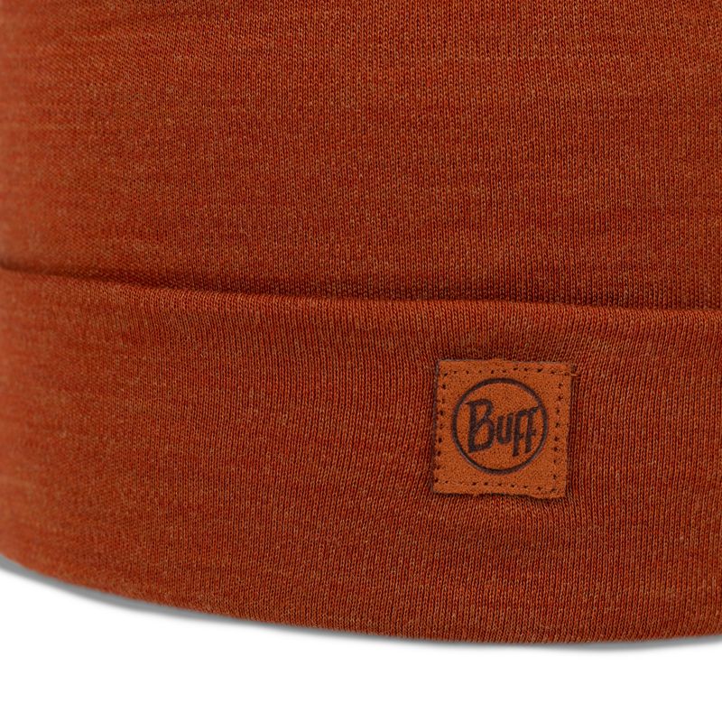 Шапка шерстяная Buff Merino Heavyweight Solid Cinnamon Фото 4