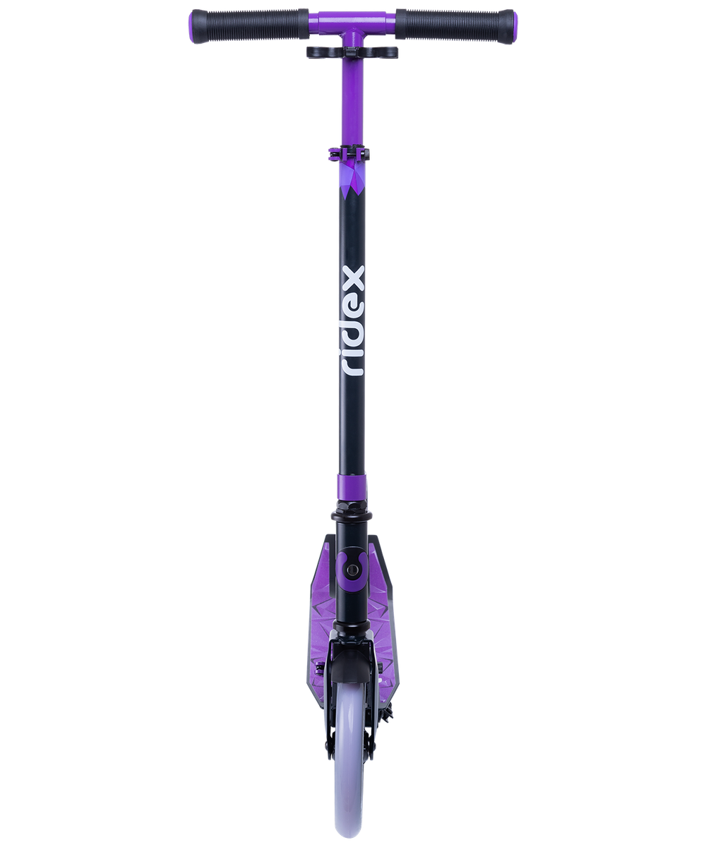Самокат городской RIDEX Marvellous 200 мм, черный/фиолетовый