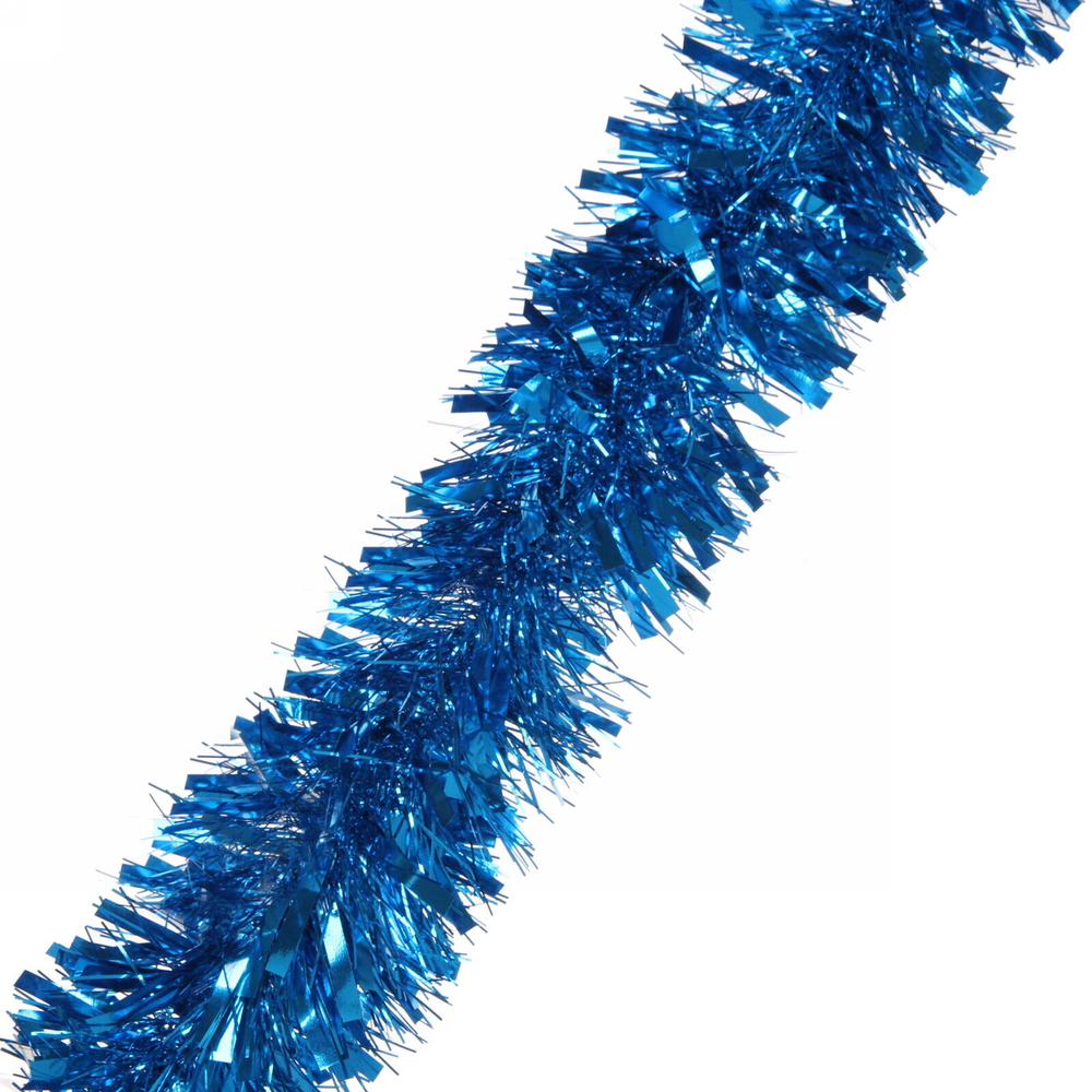 Мишура 2 м 9 см «Праздничное настроение», Голубой