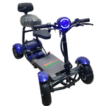 Электро трицикл GreenCamel Кольт 815 (36V 15,6Ah 2x400W) FAT синий