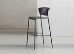 Стул барный пластиковый Scab Design Lisa Technopolymer, антрацит
