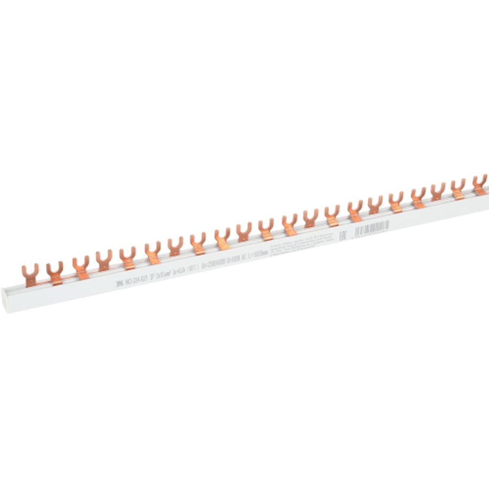 Шина соединительная ЭРА NO-224-621 FORK вилка 3Р 63А 1 метр 54 модуля