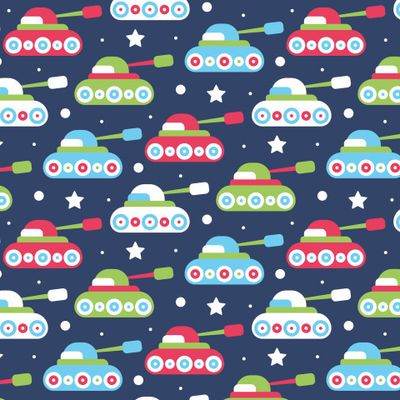 Buy kids fabric military tanks dark blue