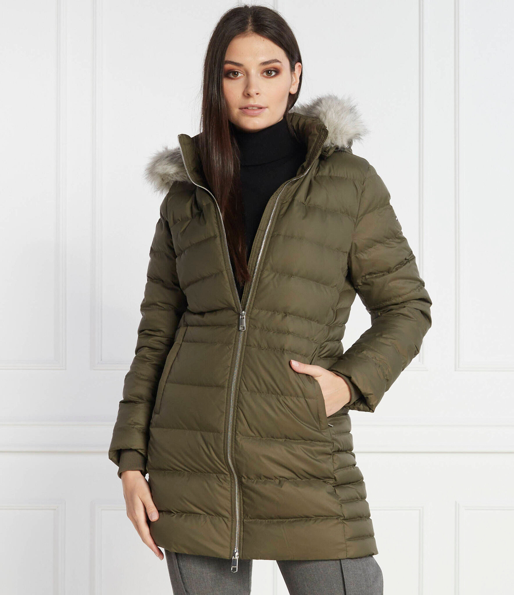 Пуховая куртка TYRA Tommy Hilfiger - зеленый(WW0WW39747)