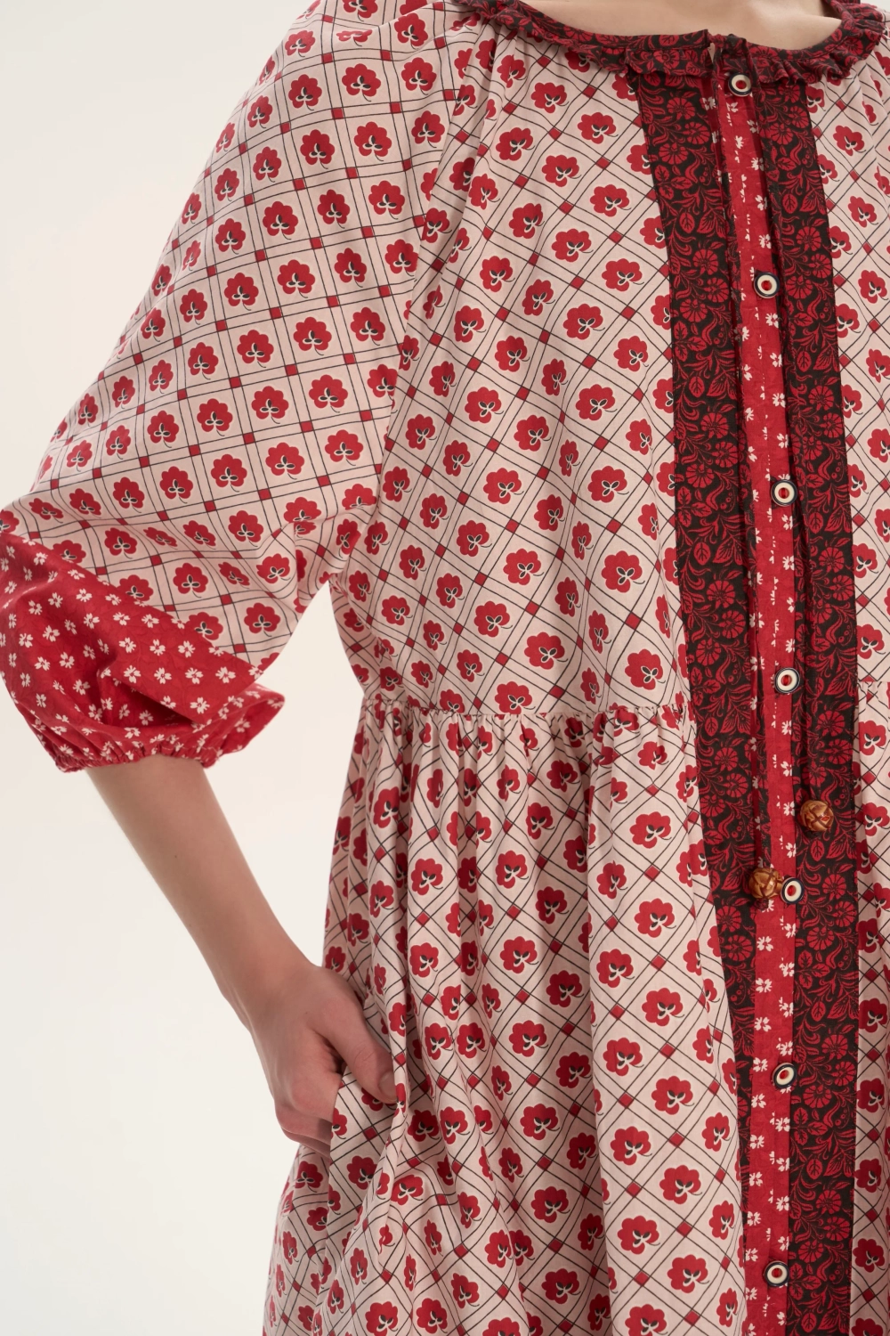 Платье «Аксиния», разноцветный